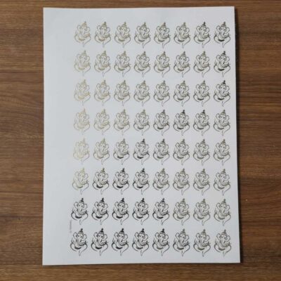 Ganesh Ji EMBOSSED STICKER SHEET