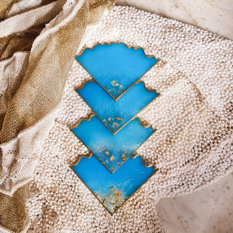 Triangle Pizza Coaster 4Inch 10x10cm 5mm Depth Silicone Mould