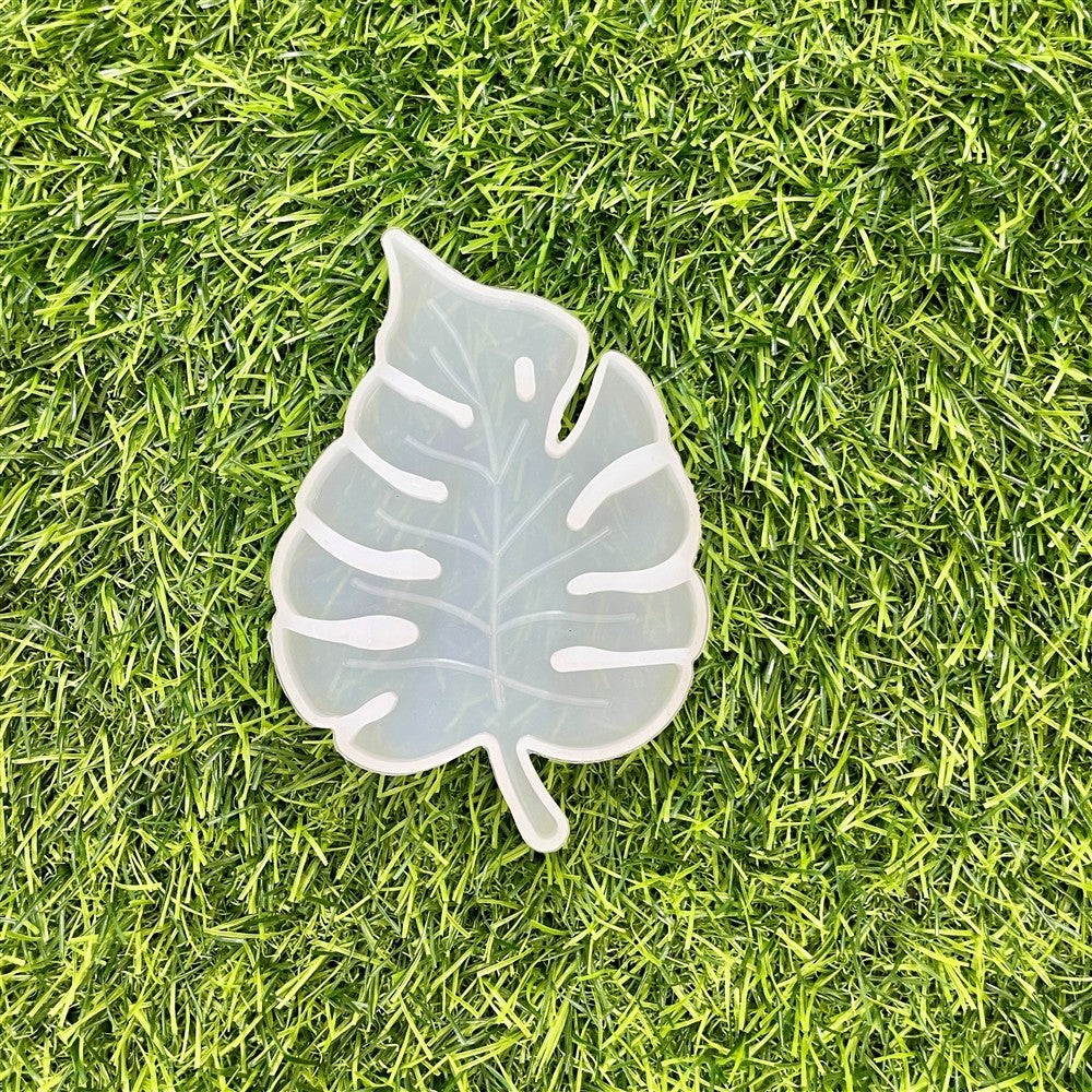 5 Inch Leaf Coaster Mould 6mm Depth