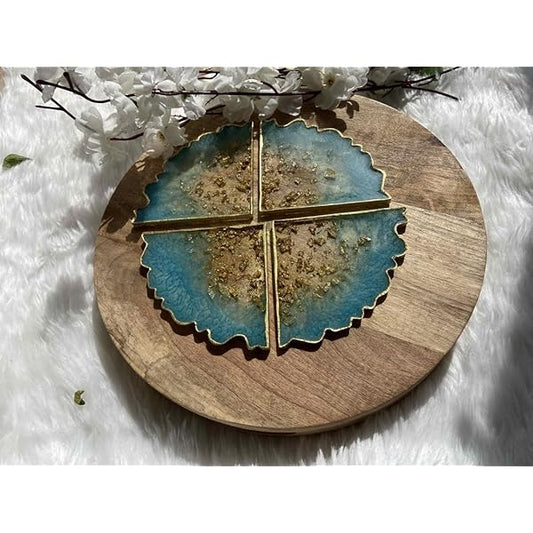 Triangle Pizza Coaster 4Inch 10x10cm 5mm Depth Silicone Mould