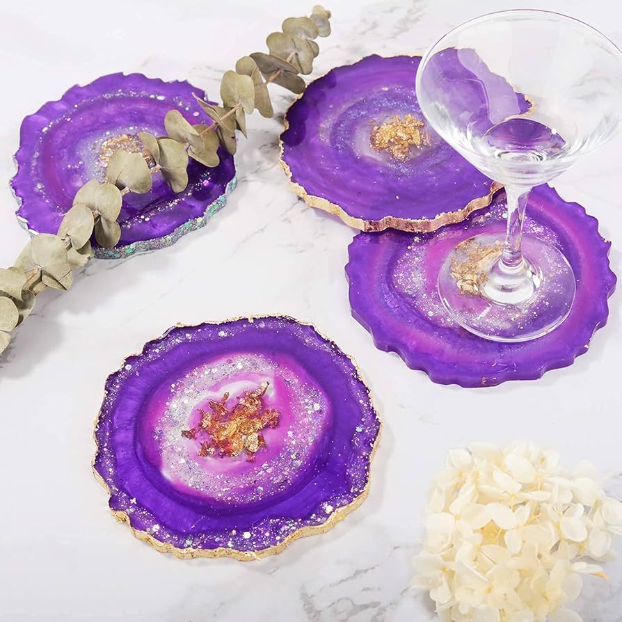 Round Agate Zigzag 04x04In 5mm Depth Silicon Mould