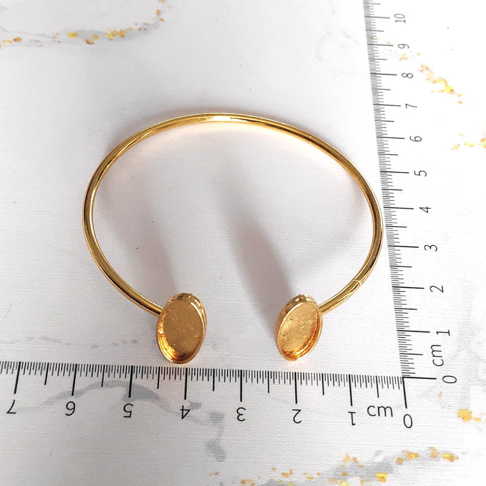 Two Oval Kada Bracelet