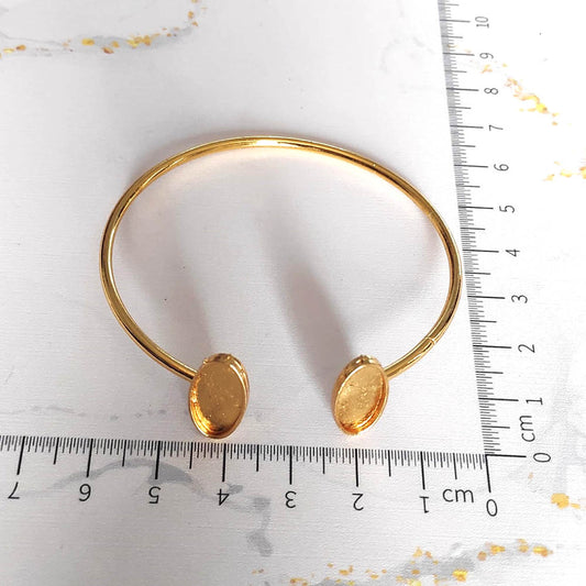 Two Oval Kada Bracelet