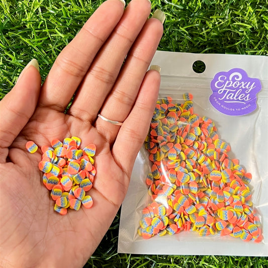 Citrus Swirl Polymer Beads