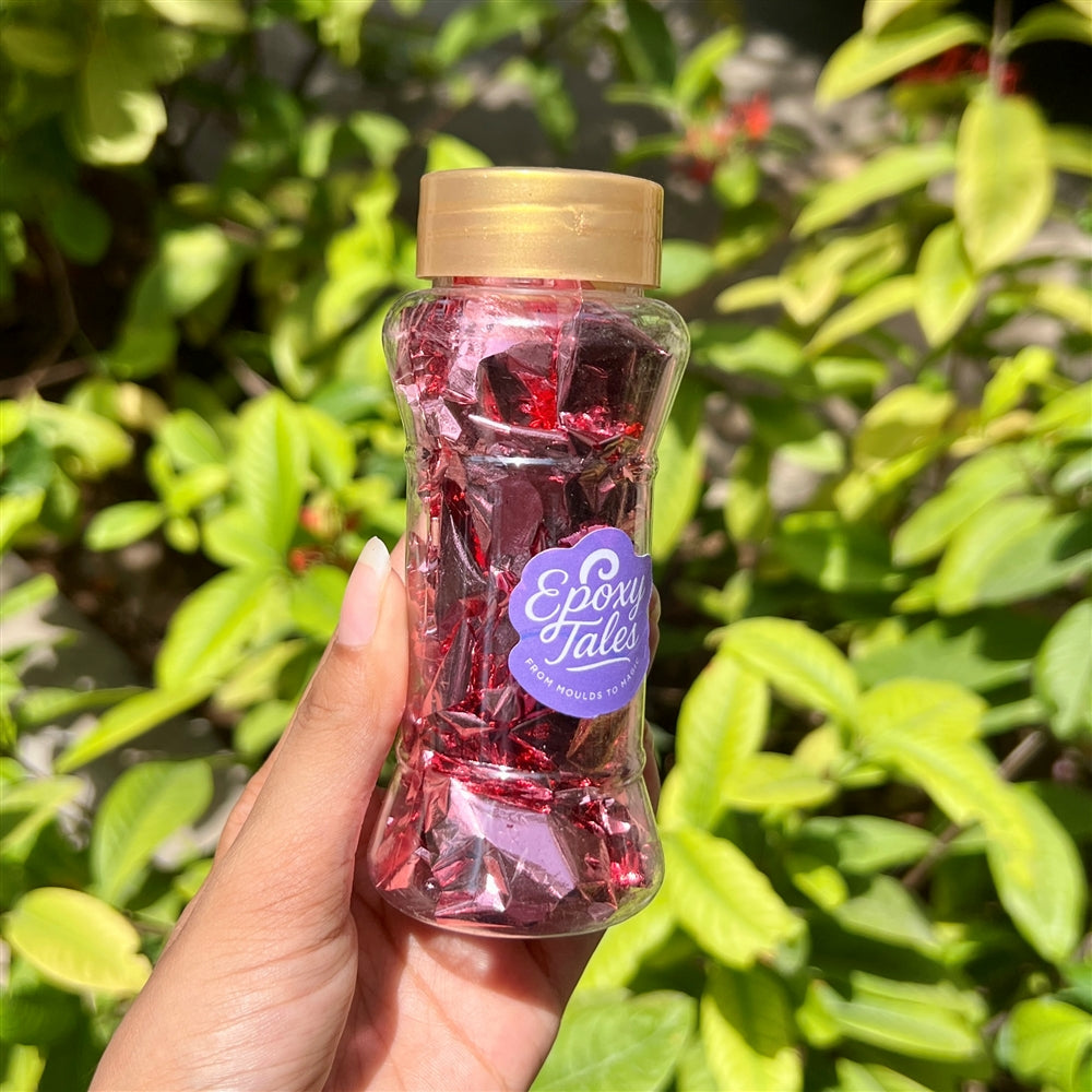 Deep Crimson Foil Bottle