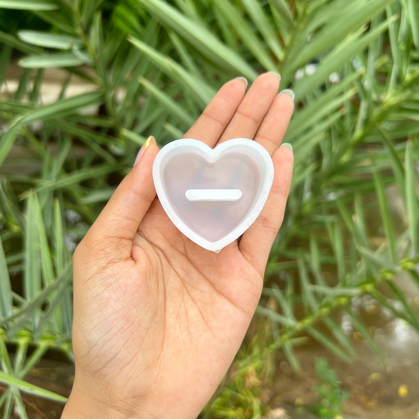 Heart Single Ring Holder Silicone Mould - 18 MM Depth