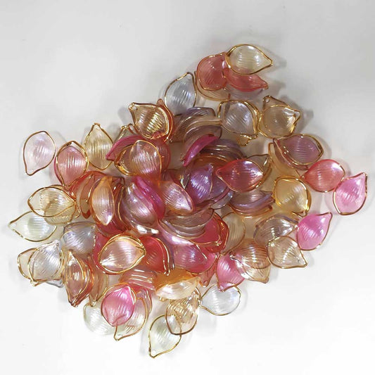 Acrylic Rose Petals Leaf - Multi Color - 50 Gms