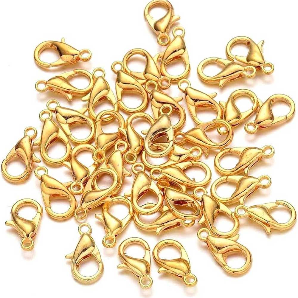 Jewellery Lobster Clasp Hook Golden