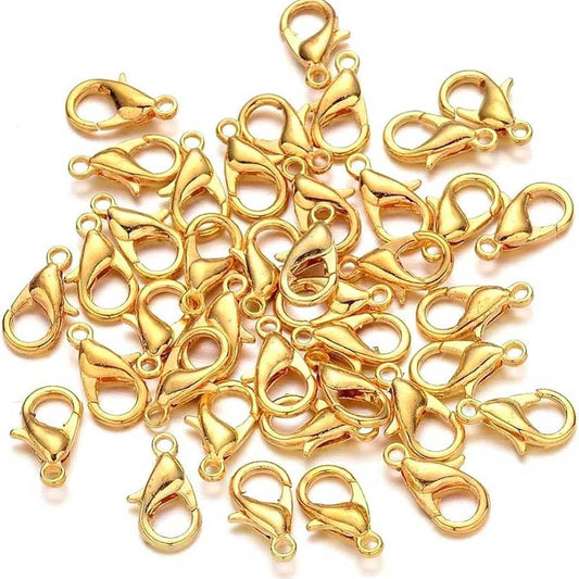 Jewellery Lobster Clasp Hook Golden