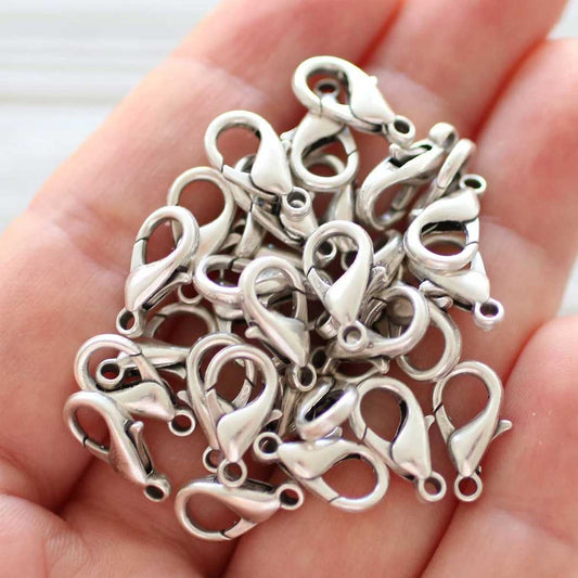 Jewellery Lobster Clasp Hook Silver