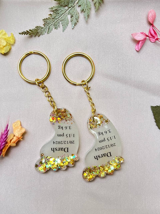 Keychain Foot 2Inch SIlicone Mould