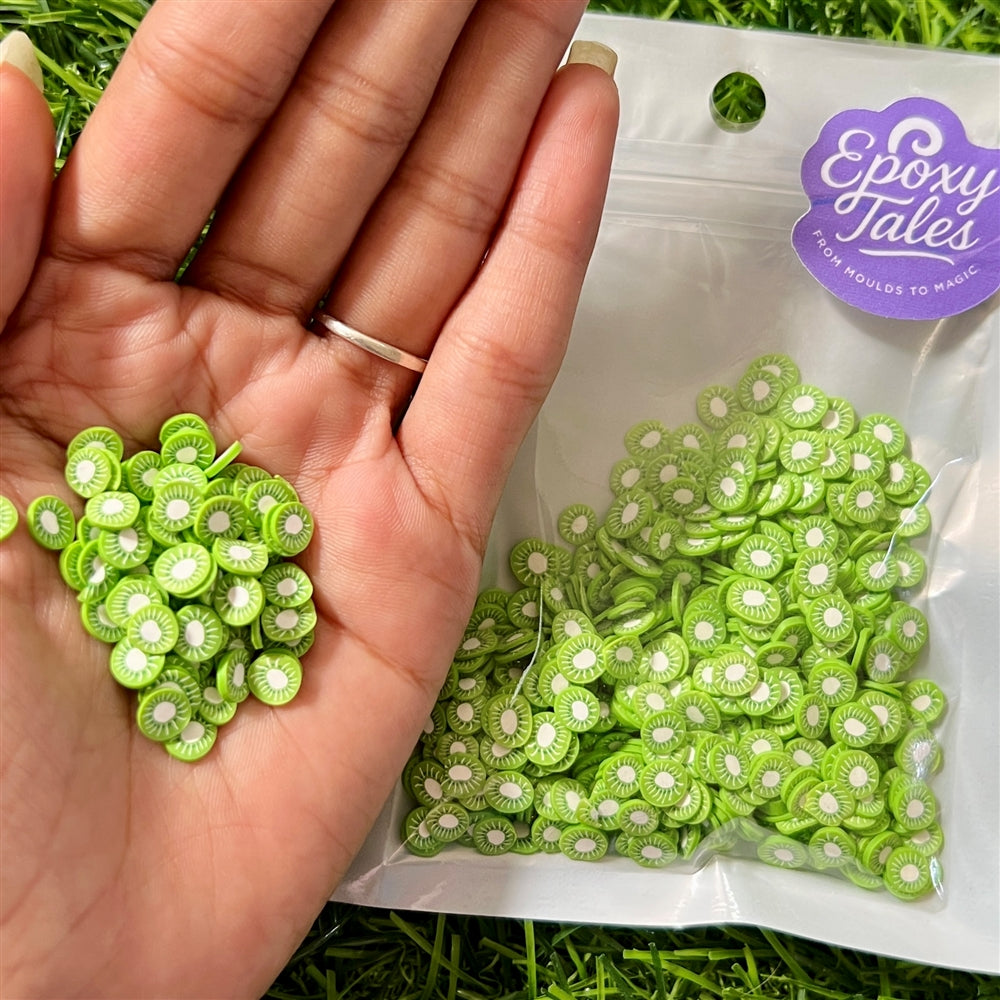 Lime Candy Polymer Beads