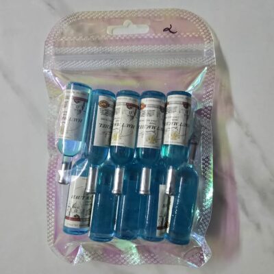 Miniature Blue Bottle - 10 pcs