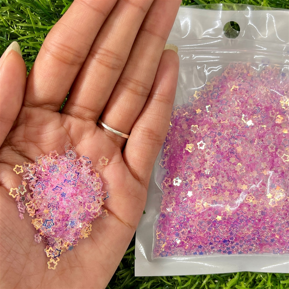Pink Gold Shine Sequin Mix