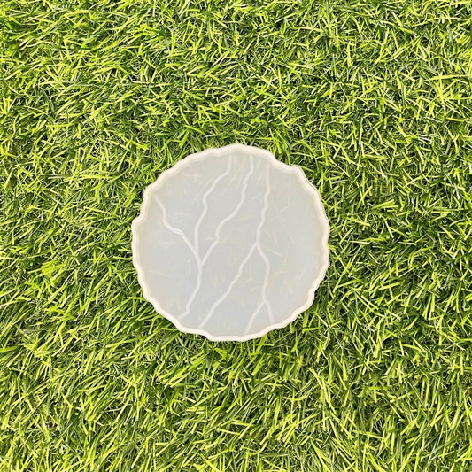 Round Outliner Coaster 4x4In 7mm Depth Silicone Mould