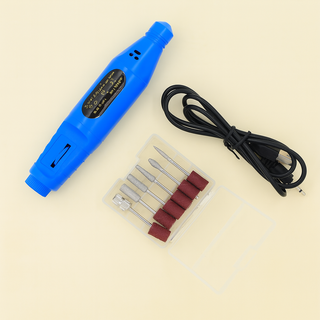 Mini Sanding Machine for Resin | Electric Grinder with Drill Bits (7-in-1 Kit)