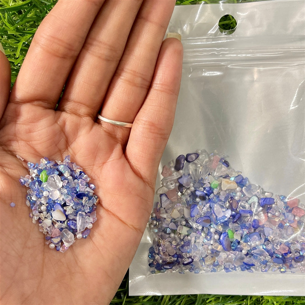 Sapphire Crystal Chips – 20g Pack