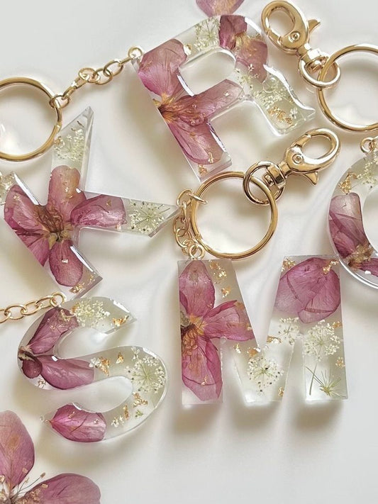 Alphabet With Hole Keychain 34x19cm 7mm Depth Silicone Mould