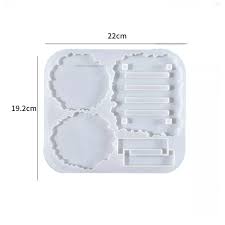 Round Agate Coaster With Stand Mould