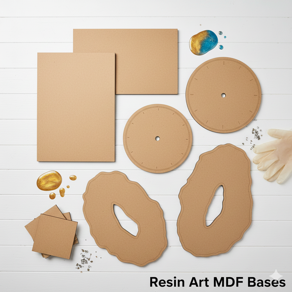Resin Art MDF Bases & Art Boards