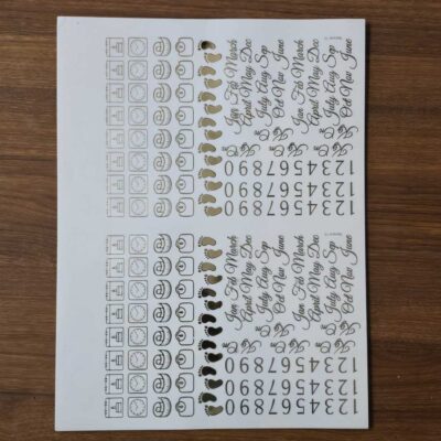 General Embossed Sticker - 13