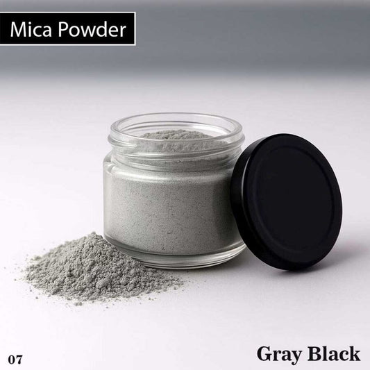 Mica Powder - Gray Black