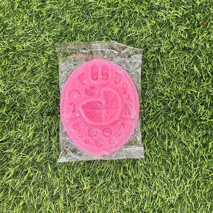 17 Cavity Baby Mould 14x11.5cm Pink Mould
