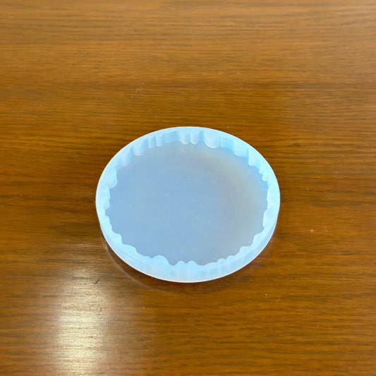 Round Agate Zigzag 2inch Silicone Mould