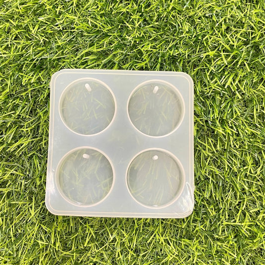 4 Cavity Round Keychain Mould