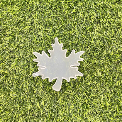 4 Inch Leaf Zig Zag Coaster Mould 6mm Depth