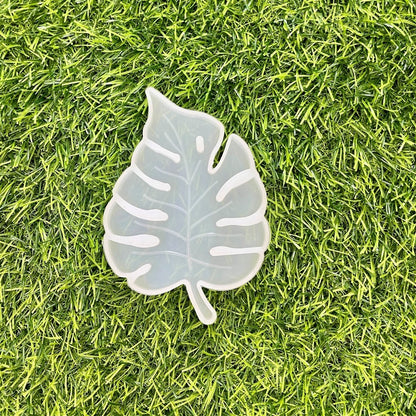 5 Inch Leaf Coaster Mould  6mm Depth