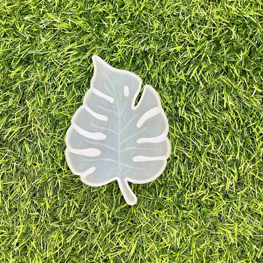5 Inch Leaf Coaster Mould  6mm Depth