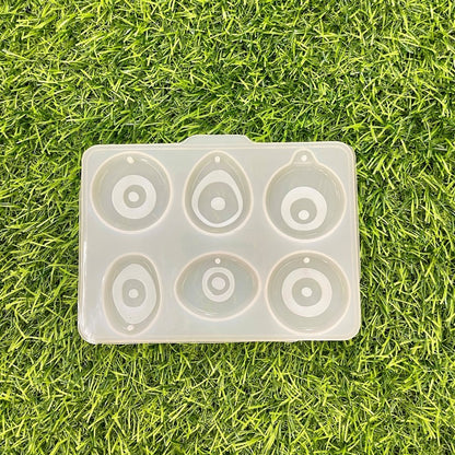 6 Cavity Evil Eye Silicone Mould