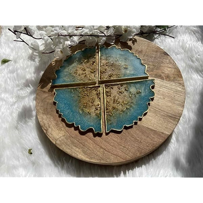 Triangle Pizza Coaster 4Inch 10x10cm 5mm Depth Silicone Mould