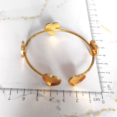 Five Heart Kada Bracelet