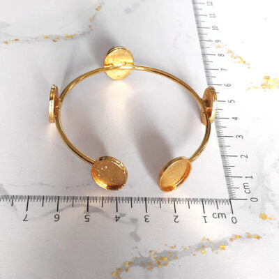 Five Big Oval  Kada Bracelet