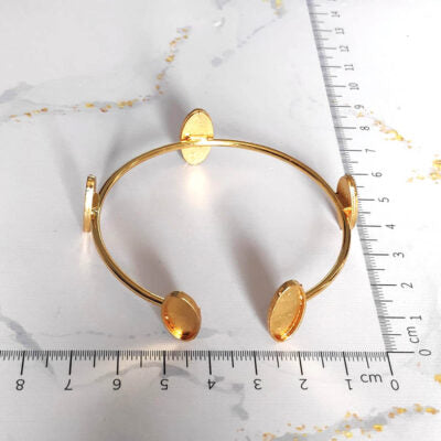 Five Oval  Kada Bracelet