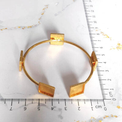 Five Square Kada Bracelet