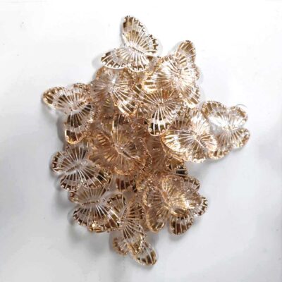 Acrylic Butterfly Gold Frame - 50 Gms