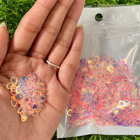 Peach Glow Sequin Mix