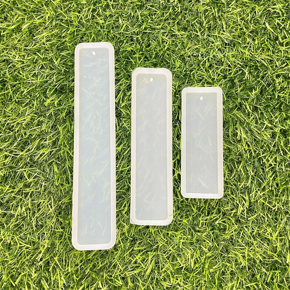 Bookmark 3pcs Mould 8x4cm 6x4cm 4x4cm 3mm Depth