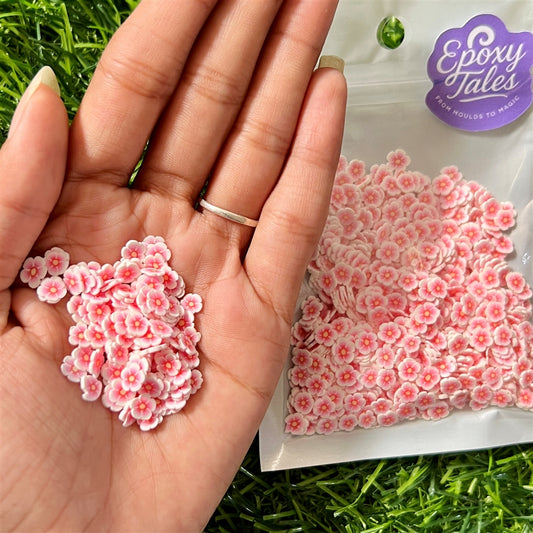 Cherry Loop Polymer Beads