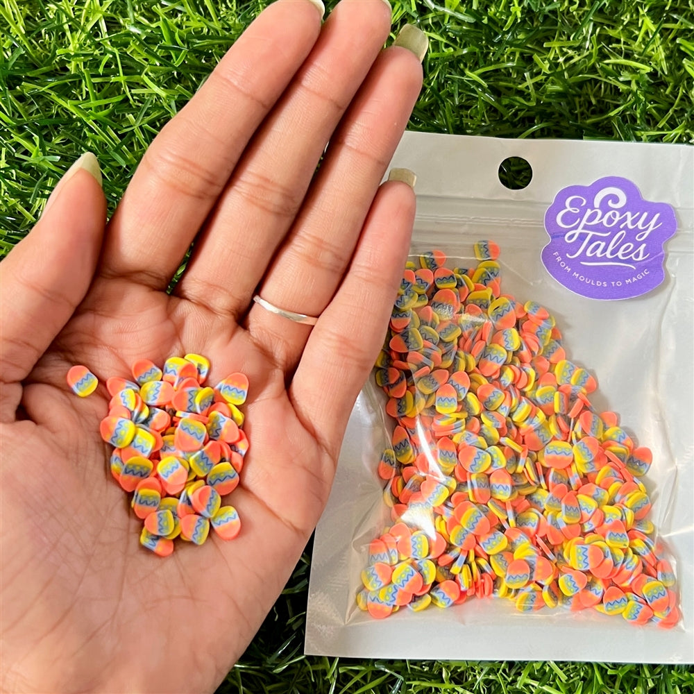 Citrus Swirl Polymer Beads