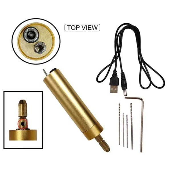 Electric Mini Drill Machine with 4 Bits & Allen Key