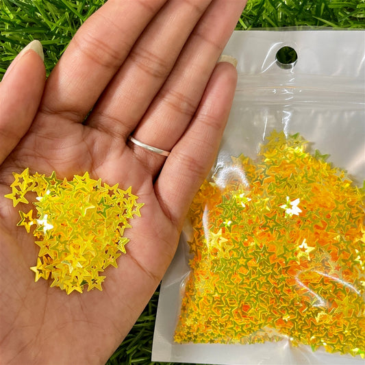 Golden Starburst Sequin Mix