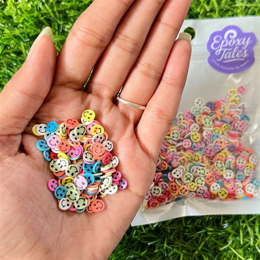 Happy Emoji Polymer Beads