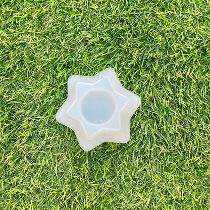 Holder Star Lotus for T-Light Silicone Mould