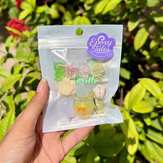 Miniature Charm Mix Set – Candy, Perfume & Kawaii Icons