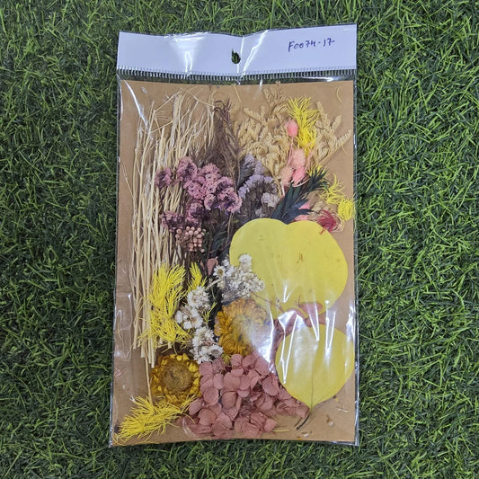 Lemon Peach Bloom Dried Flower Pack