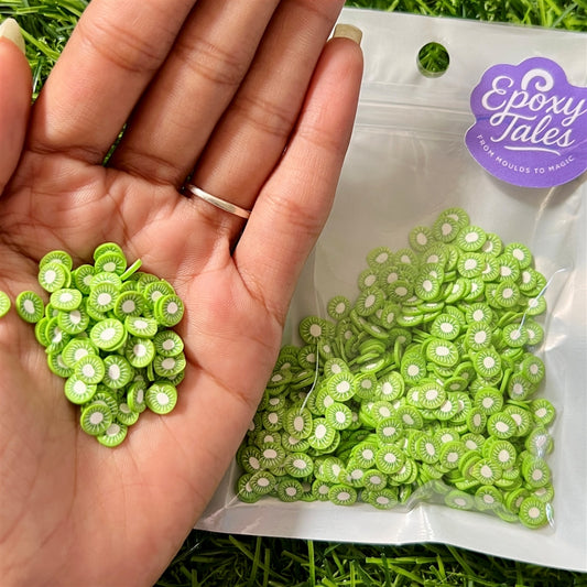 Lime Candy Polymer Beads